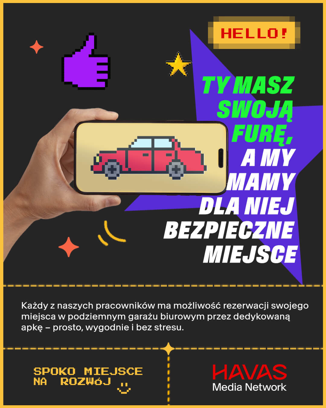 Ty msz swoją furę, a my mamy dla niej bezpieczne miejsce