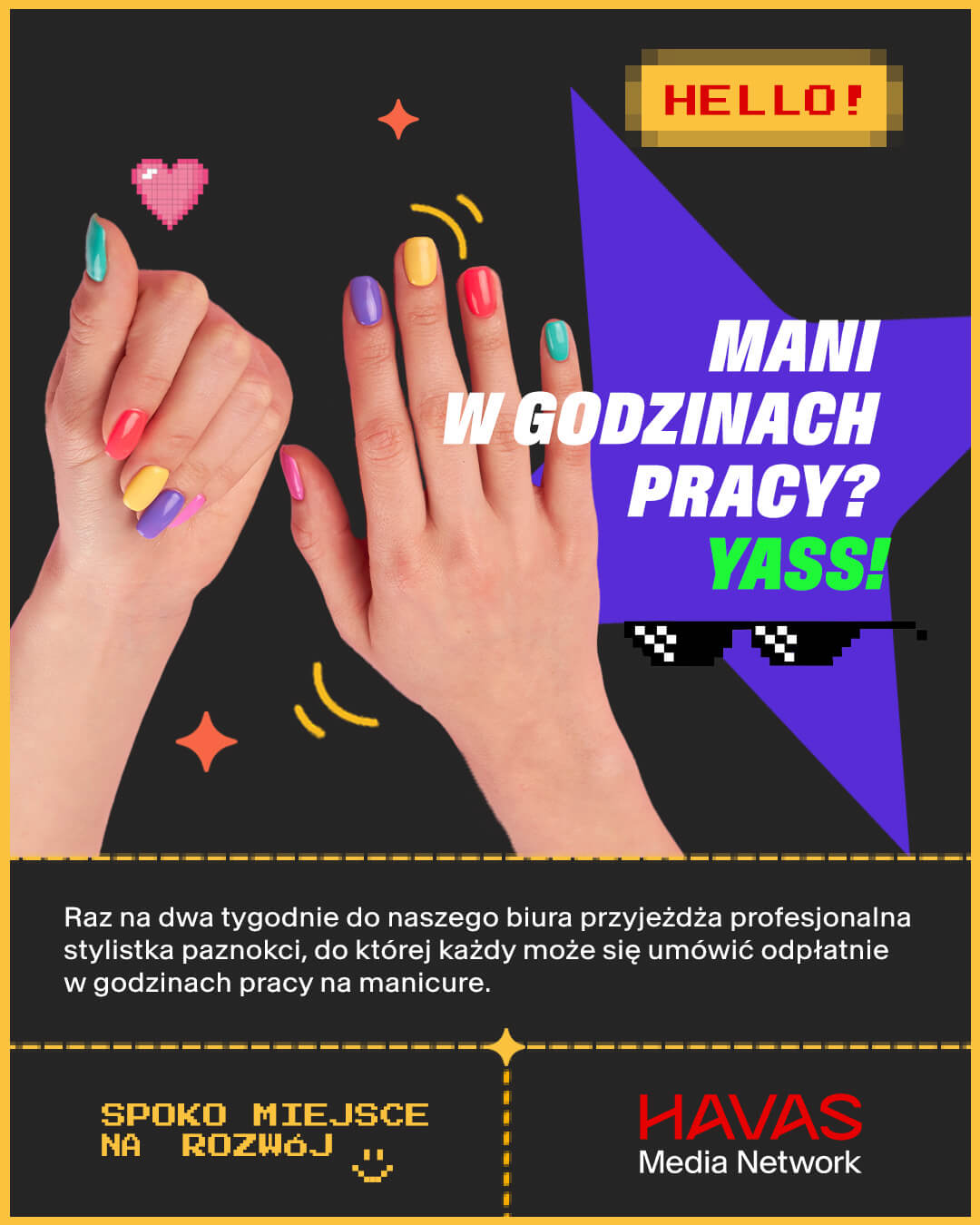 Mani w godzinach pracy? Yass!