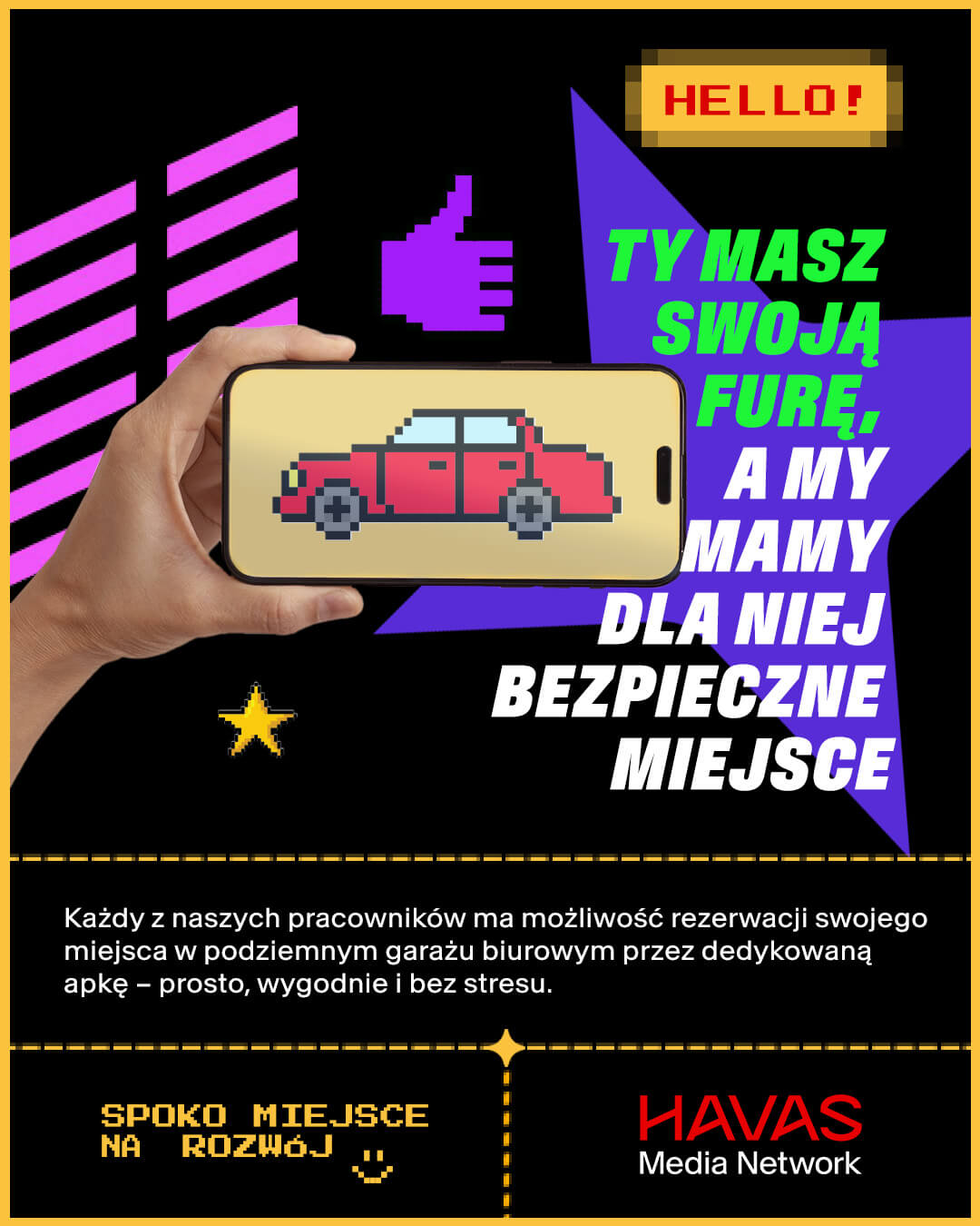 Ty msz swoją furę, a my mamy dla niej bezpieczne miejsce