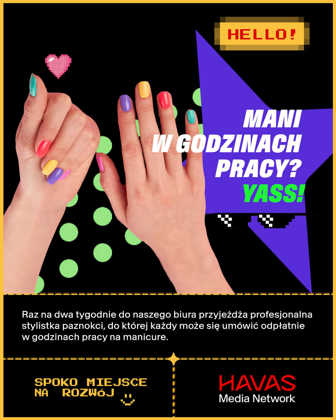 Mani w godzinach pracy? Yass!